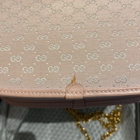 GUCCI Vintage Gucci Micro GG Chain Bamboo Bag - Picture 14 of 16